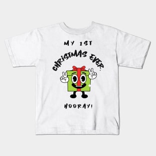 1st (first) Christmas. Kids T-Shirt